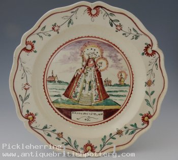 Leeds Plate Dutch Decoration