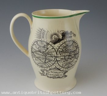 The World in Planisphere jug