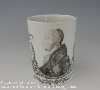 George III Mug - Sadler Liverpool